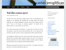 Tablet Screenshot of cartasjeroglificas.org